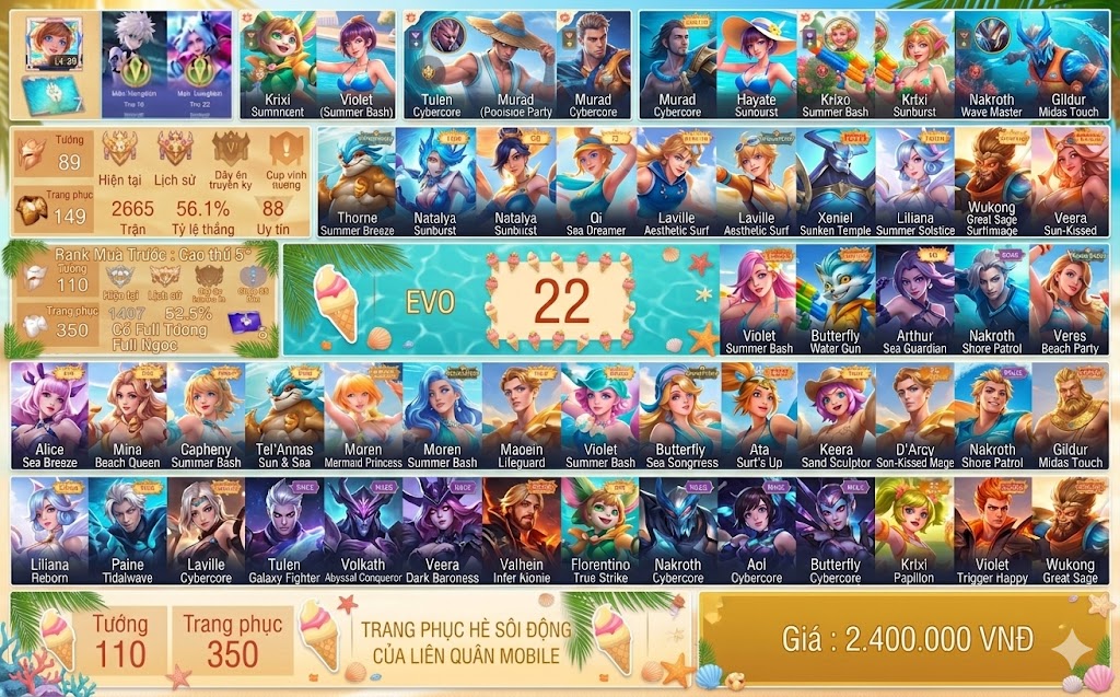 Acc Bãi Biển Của SHOPZUYETLD