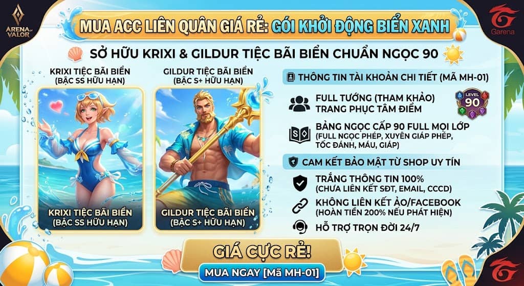 ảnh của GÓI KHỞI ĐỘNG BIỂN XANH
