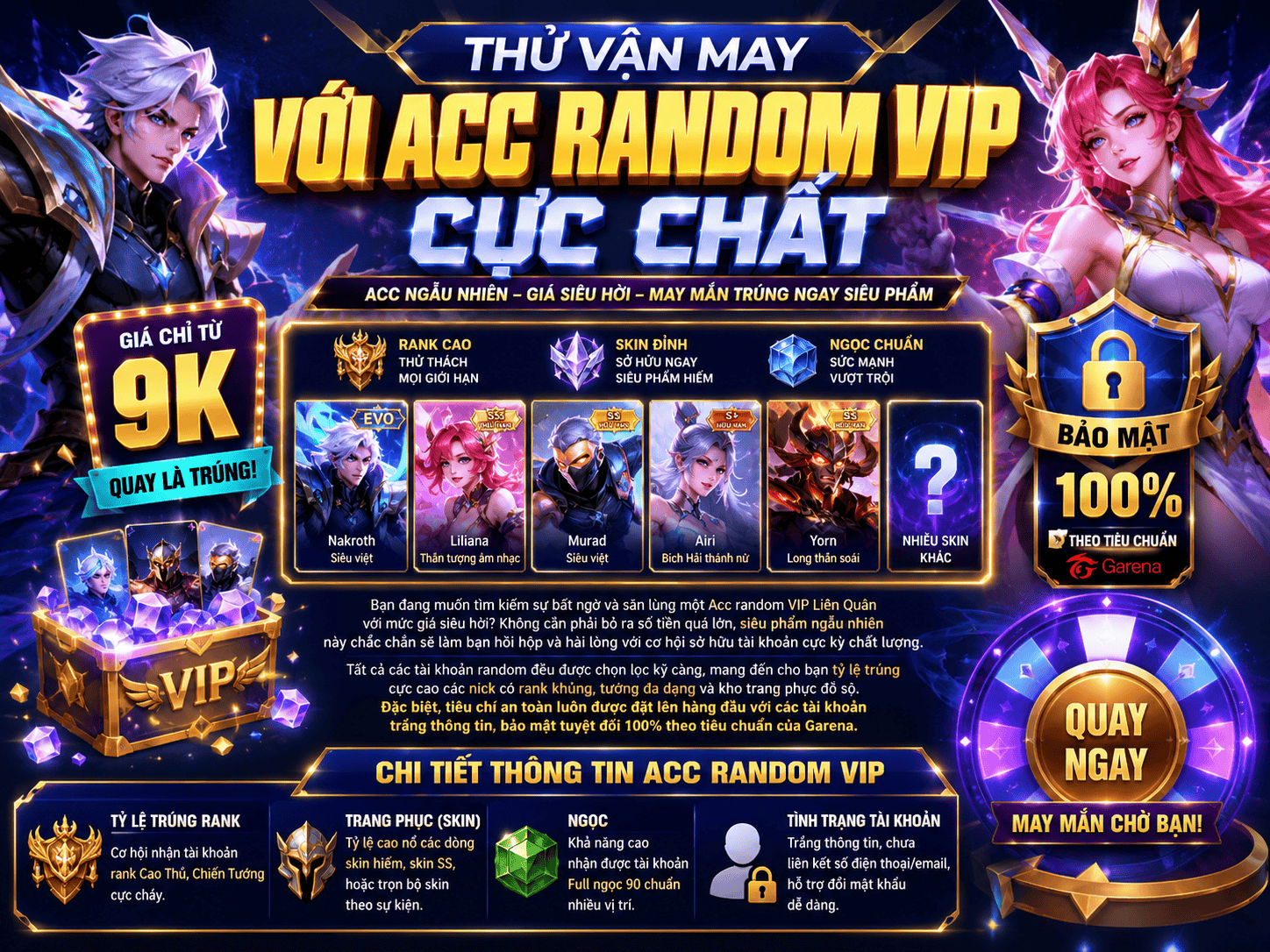 ảnh radom acc vip